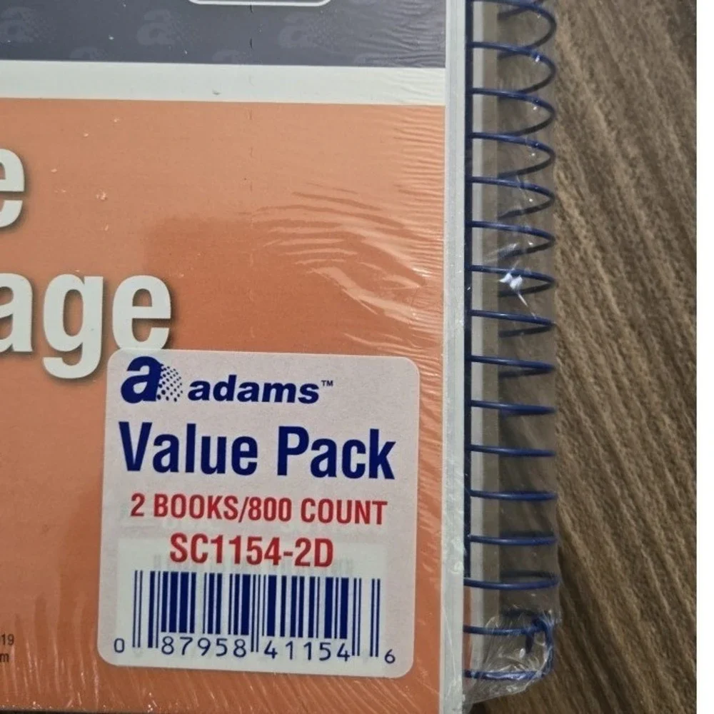 Adams Phone Message Book 2 Pack 800 Sets 2-Part Carbonless 5.5x11 4 Packs